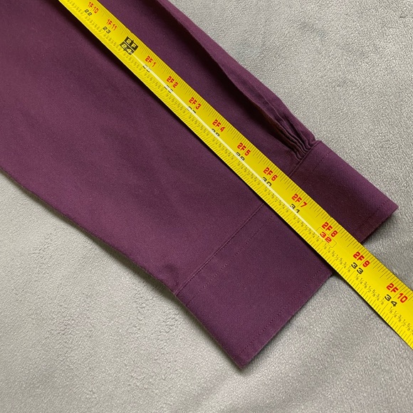 Brooks Brothers Shirt Mens 2XL Maroon Regent Fit Supima Cotton Long Sleeve - Picture 11 of 15